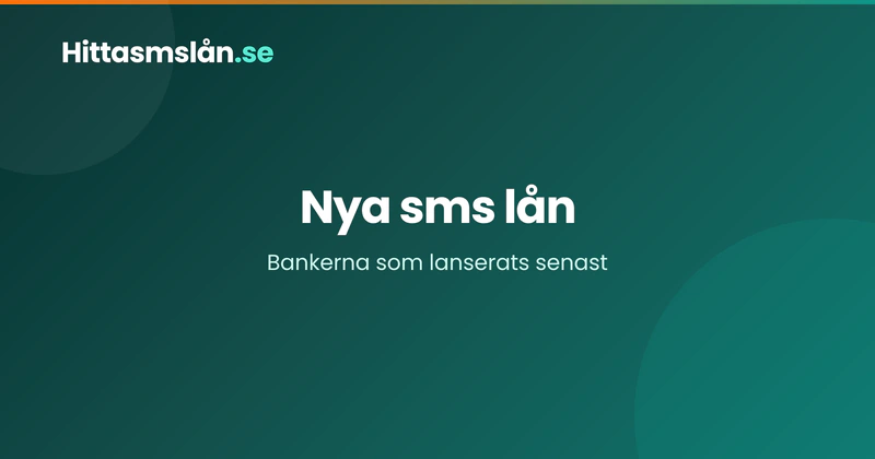 Nya sms lån
