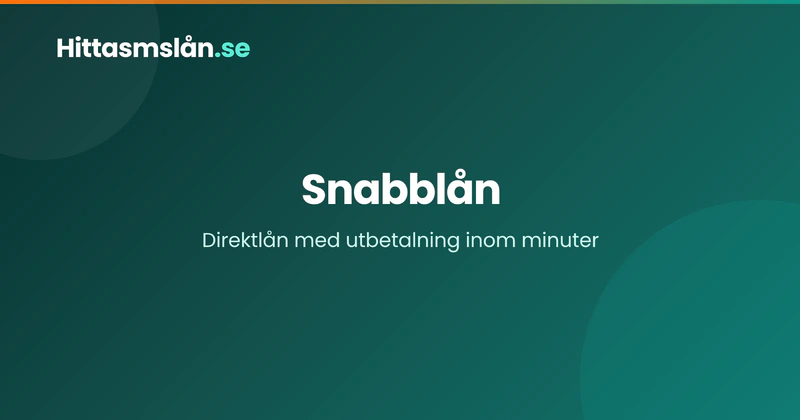 Snabblån