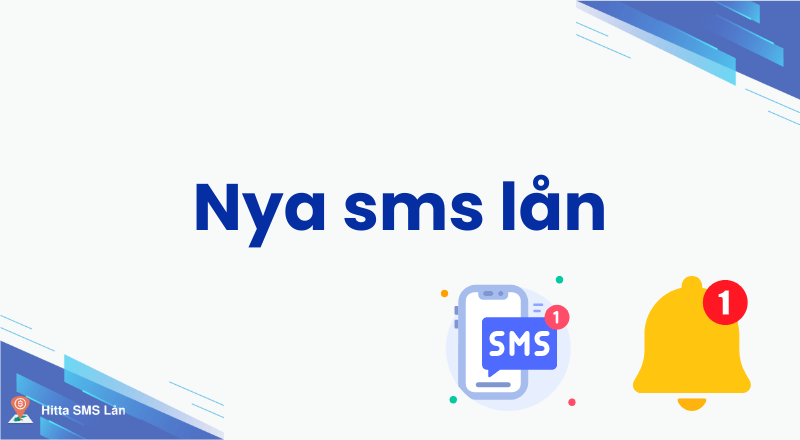 Nya sms lån